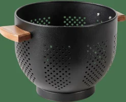 CASA ACACIA LUX Scolapasta Nero, Naturale| Scolare
