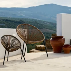 CASA ACAPULCO Poltrona Lounge Set Di 2 Arena| Sedie Lounge