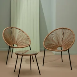 CASA ACAPULCO Set Lounge Naturale| Set Lounge