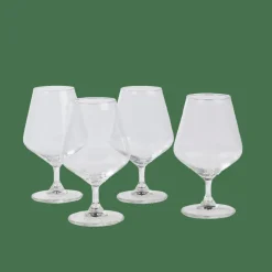 CASA AFTER DINNER Bicchiere Da Cognac Set Di 4 Trasparente| Bicchieri Da Cocktail