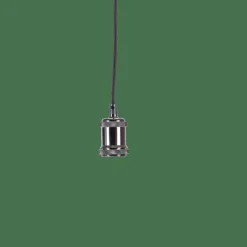 CASA ALU Cavo Nero, Metallico| Lampade A Sospensione