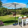 CASA ALU Ombrellone Senza Base Bianco| Ombrelloni