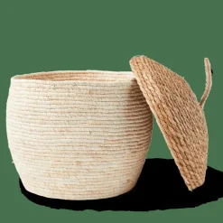 CASA ALVIN Cesto Portatutto Con Coperchio Marrone, Naturale| Cesti Portatutto|Autunno