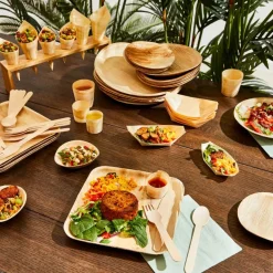 CASA APERO ECO Ciotoline Set Di 15 Naturale| Aperitivo E Tapas