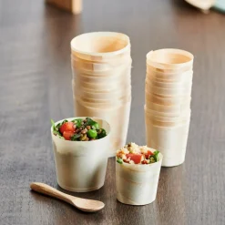 CASA APERO ECO Ciotoline Set Di 15 Naturale| Aperitivo E Tapas