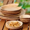 CASA ARECA LEAF Ciotole Set Di 6 Naturale| Piatti