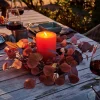 CASA AUTUMN Ghirlanda Foglie Marrone| Decorazione Da Appendere|Autunno