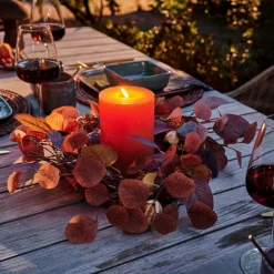 CASA AUTUMN Ghirlanda Foglie Marrone| Decorazione Da Appendere|Autunno