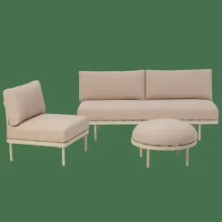 CASA BAJA Poggiapiedi Sabbia| Set Lounge