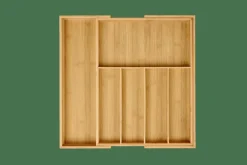 CASA BAMBOO Org. Per Cassetto Allungabile Naturale| Cesti Cassetto