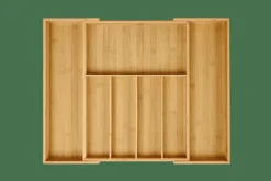 CASA BAMBOO Org. Per Cassetto Allungabile Naturale| Cesti Cassetto