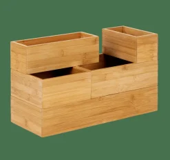 CASA BAMBOO Organiser Per Cassetto Naturale| Cesti Cassetto