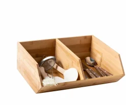 CASA BAMBOO Organizzatore Naturale| Cesti Cassetto