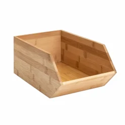 CASA BAMBOO Scatola Portatutto Vaso Per Erbe Naturale| Contenitore Per Alimenti|Scatole Conserva Vivande