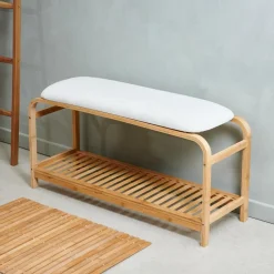 CASA BAMBOO Tappetino Bagno Naturale| Tappeti Per Bagno