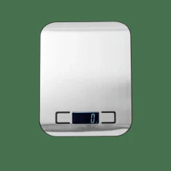 CASA BASIC Bilancia Da Cucina Digitale Metallico, Argentato| Strumenti Da Cucina