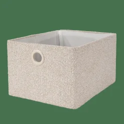 CASA BASIC BOUCLE Cesta Portatutto Bianco Sporco/sabbia| Cesti Portatutto