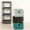CASA BASIC Cesta Pieghevole Menta| Cesti Cassetto