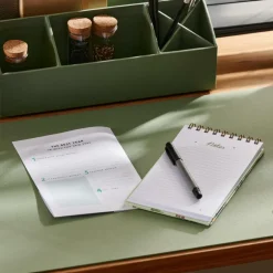CASA BIGSO Organizzatore Scrivania Menta| Scatole|Portadocumenti