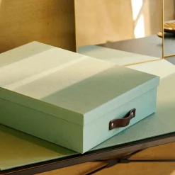 CASA BIGSO Scatola Di Cartone Menta| Scatole