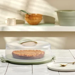 CASA BIOLINE Portatorta Menta| Scatole Conserva Vivande|Strumenti Da Cucina