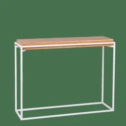 CASA BLOK Mobile Consolle Bianco, Naturale| Consolle