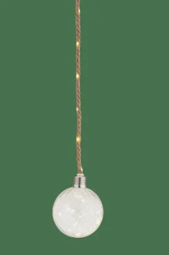 CASA BLOXEM Pallina Decorativa 20 Luci Led Trasparente| Lampade Led
