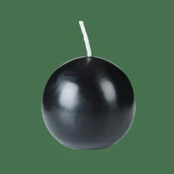 CASA BOLA Candela Sferica Nero| Candele