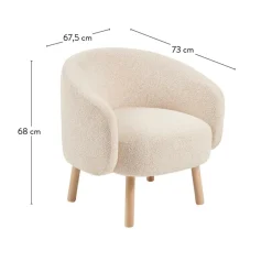 CASA BOLI Poltrona W Seduta: 67,5cm| Poltrone|Divani