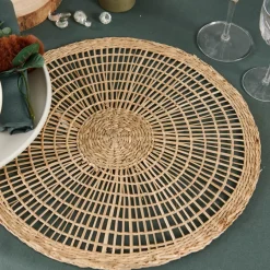 CASA BRAID Anello Portatov Set Di 2 Naturale| Anelli Portatovaglioli