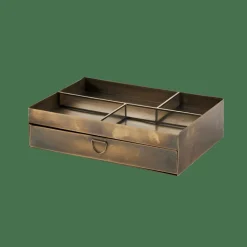 CASA BRASS Portaoggetti Bronzo| Scatole|Portadocumenti