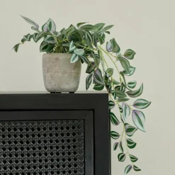 CASA CALATHEA Pianta Sospesa Grigio, Verde, Viola| Piante Artificiali