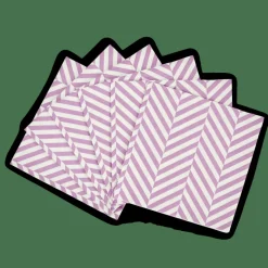 CASA CHEVRON Set Di 20 Tovaglioli Viola| Tovaglioli