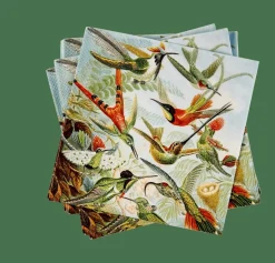CASA COLIBRI Set Di 20 Tovaglioli Multicolore| Tovaglioli