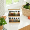 CASA COMPACT Portaspezie Nero| Contenitori Per Spezie