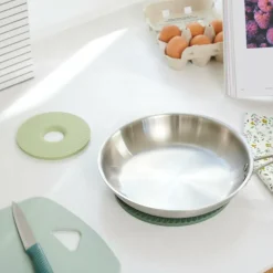 CASA CUISINO Sottopentola Set Da 2 2 Colori Menta, Verde Scuro| Sottopentole