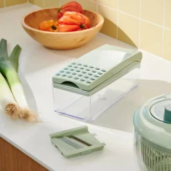 CASA CUISINO Tritatutto Verde, Menta| Elettrodomestici|Strumenti Da Cucina