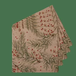 CASA ECO HOLLY Set Di 20 Tovaglioli Multicolore| Tovaglioli