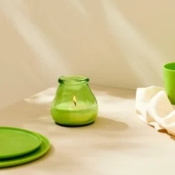 CASA EKOS Candela Citronella Verde| Candele Da Giardino