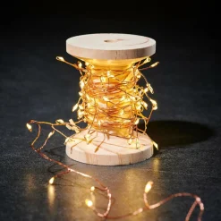 CASA ELLI Filo Luminoso Clust 100 Luci Led Rame| Fili Luminosi