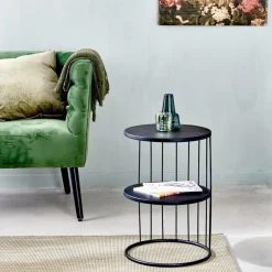 CASA ELMER Tavolino Nero| Tavolini