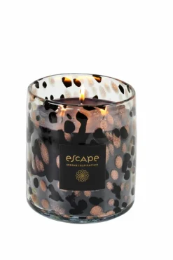 CASA ESCAPE INDIAN INSPIRATION Candela Profumata In Vaso Bianco, Beige, Multicolore| Candele Profumate|Candele