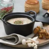 CASA FERO Cocotte Con Coperchio 40 CL Nero| Pirofile