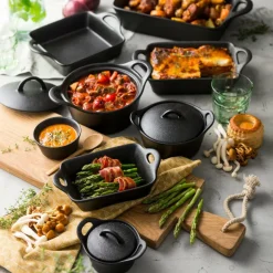 CASA FERO Cocotte Con Coperchio 80 CL Nero| Pirofile
