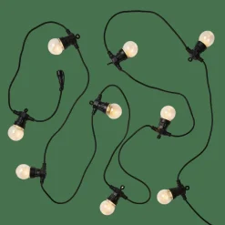 CASA FESTA Filo Luminoso Con 10 Luci Led 8 Funzioni| Fili Luminosi