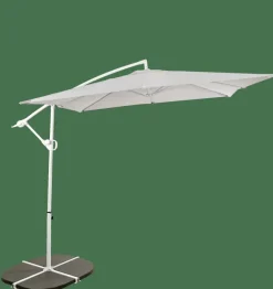 CASA FIJI Ombrellone Sospeso Senza Base Grigio Chiaro| Ombrelloni