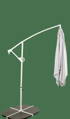 CASA FIJI Ombrellone Sospeso Senza Base Grigio Chiaro| Ombrelloni
