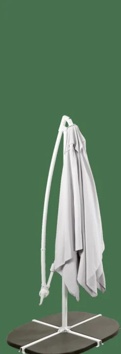 CASA FIJI Ombrellone Sospeso Senza Base Grigio Chiaro| Ombrelloni