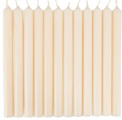 CASA FINA Candele Set Di 12 Bianco| Candele
