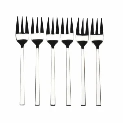 CASA FINE Cucchiaini Per Caffè Set Di 6 Argentato| Set Di Posate|Aperitivo E Tapas